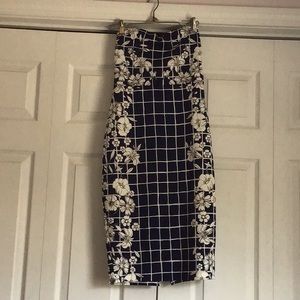 Express strapless dress